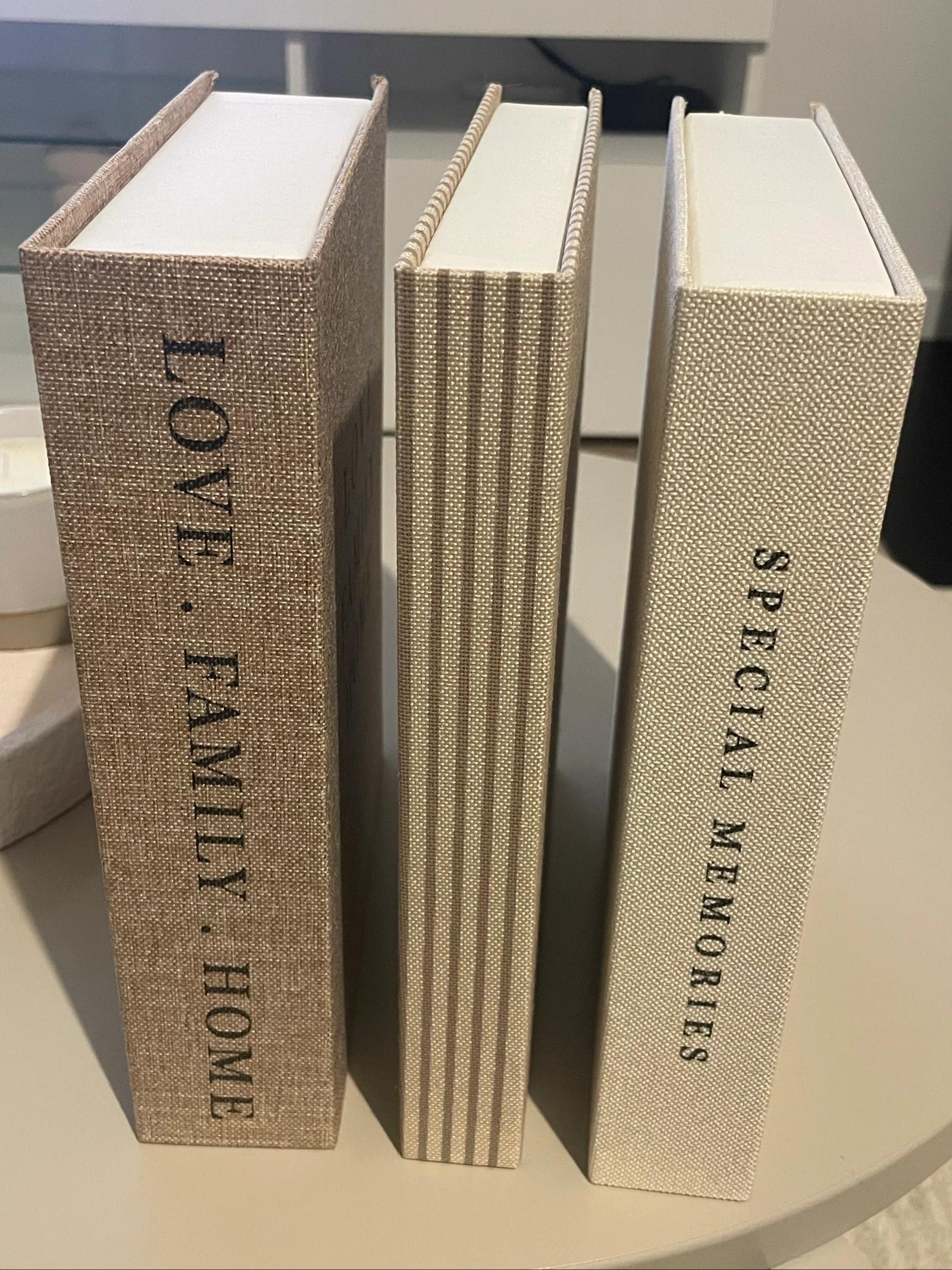 Lot de 3 livres déco 